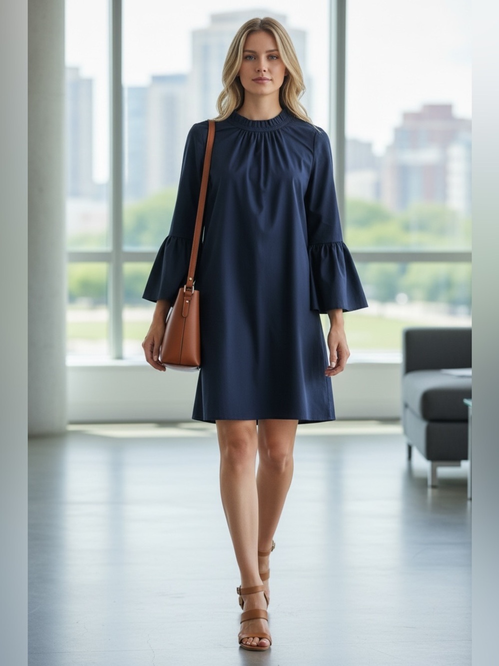 SECULAR Bell Sleeve Dress